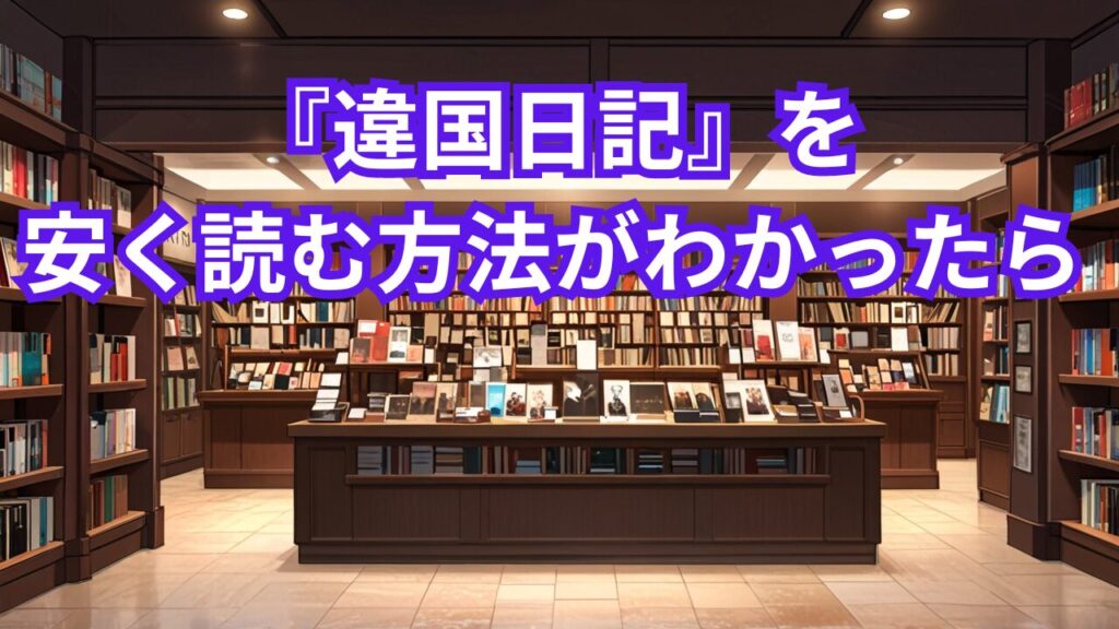 『違国日記』を安く読む方法がわかったら