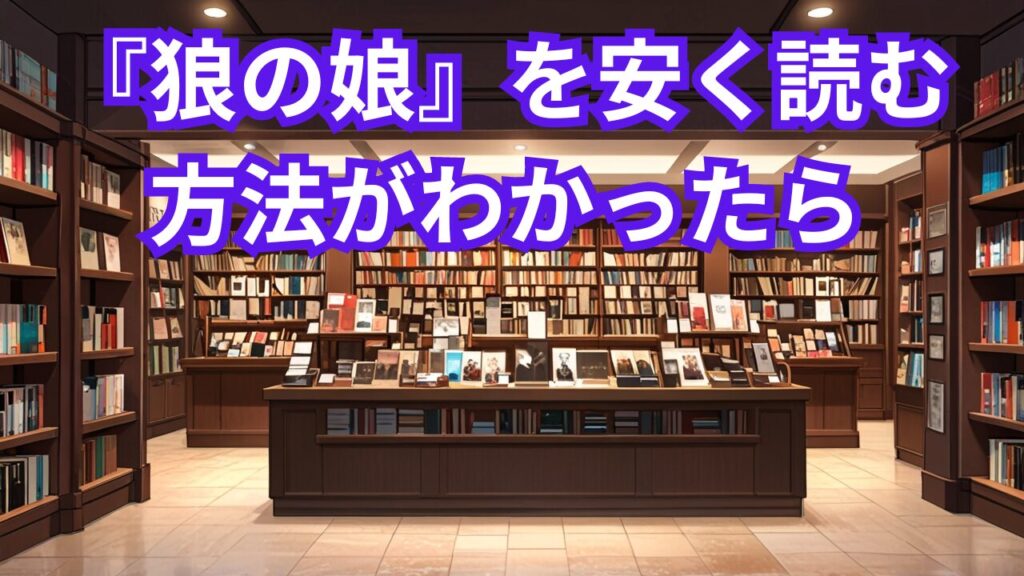 『狼の娘』を安く読む方法がわかったら